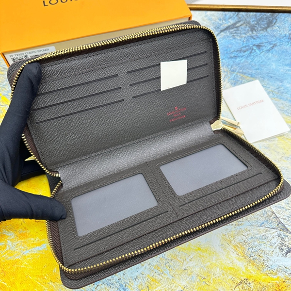 LVコピーウォレット素材ディテール